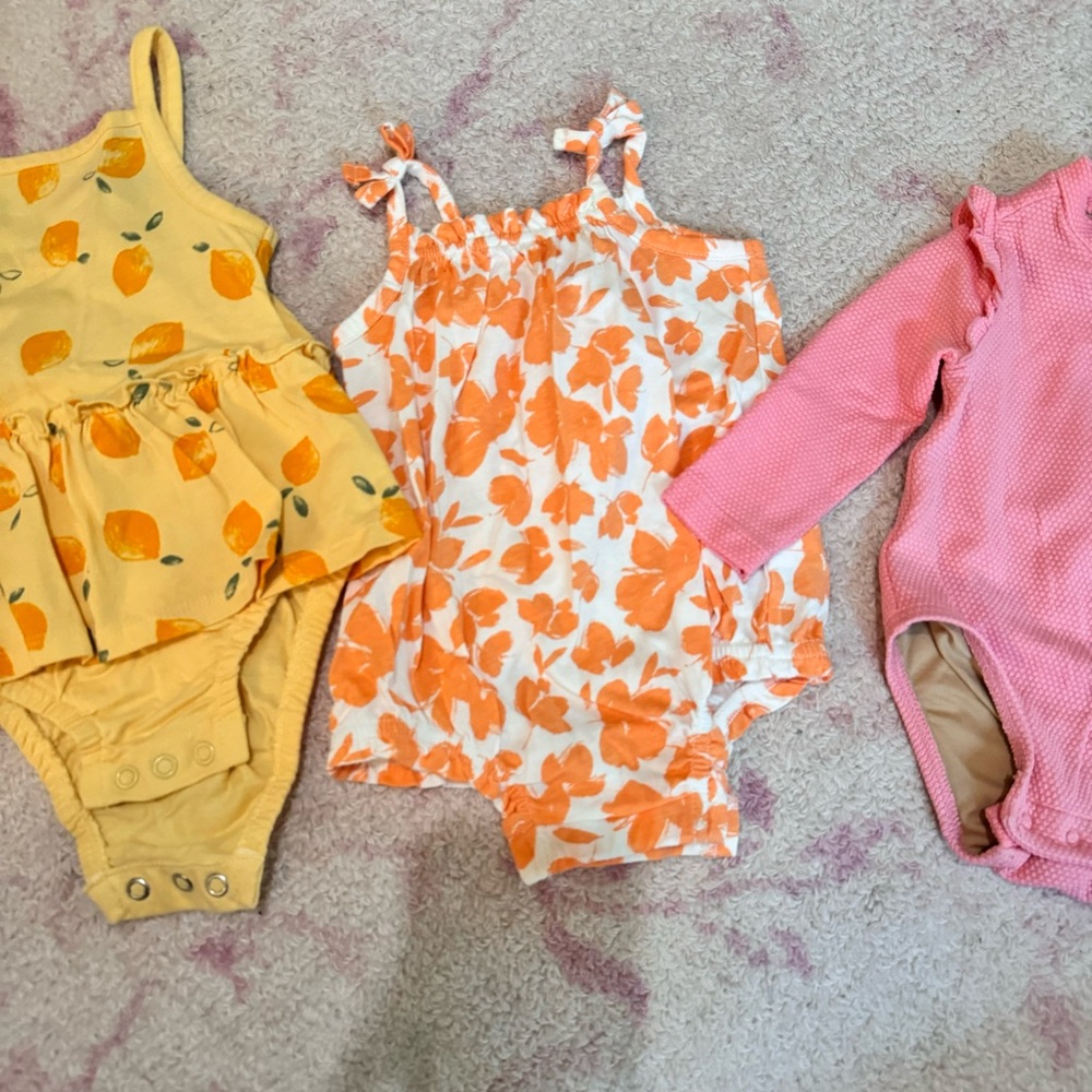 Baby Girl Rompers and Swim Suit - Picture 3 of 6